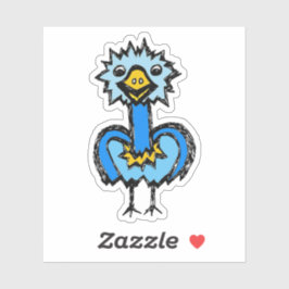 Pegatina Custom-Cut Vinyl Sticker - Emily Emu