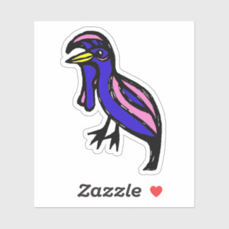 Pegatina Custom-Cut Vinyl Sticker - Ula Umbrellabird