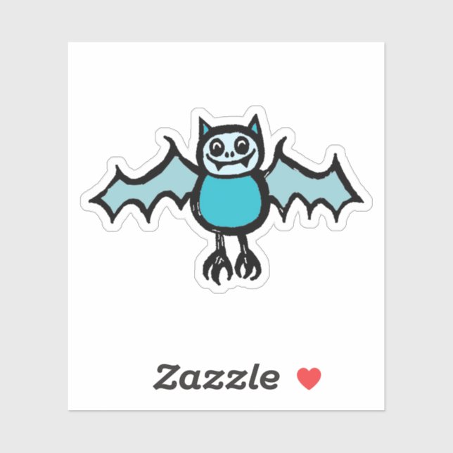 Pegatina Custom-Cut Vinyl Sticker - Veronica Vampire Bat (Hoja)
