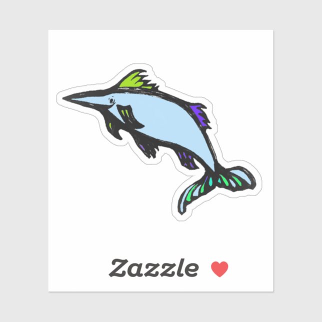 Pegatina Custom-Cut Vinyl Sticker - Xola Xiphias Gladius (Hoja)