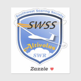 Pegatina Custom-Cut Vinyl Stickers with SWSS Emblem