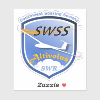 Pegatina Custom-Cut Vinyl Stickers with SWSS Emblem