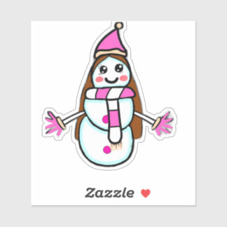 Pegatina Custom-Cut Vinyl StickeWarm Winter Love – Originar