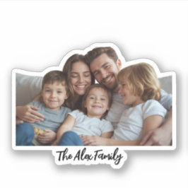 Pegatina Custom Family Photo Funny Face Sticker | Personali