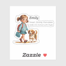 Pegatina Custom Name Label Sticker – 3 Fields