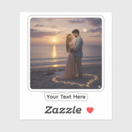 Pegatina Custom Photo Personalized Custom-Cut Vinyl Sticker