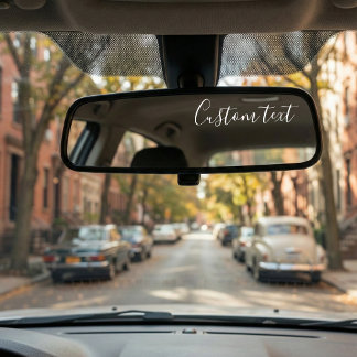Pegatina Custom Text Mirror Decal – Personalized Car Mirror