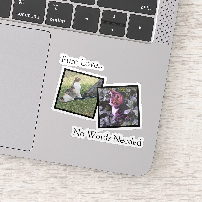Pegatina Customizable Pet Photo vinyl Sticker (Detalle)