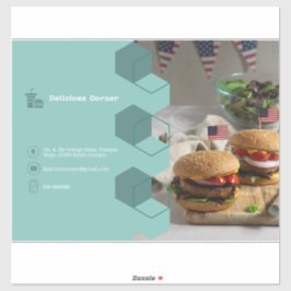 Pegatina Customize Business Advertisement