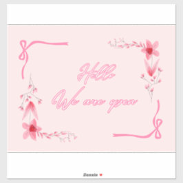 Pegatina Customize Business Advertisement 2