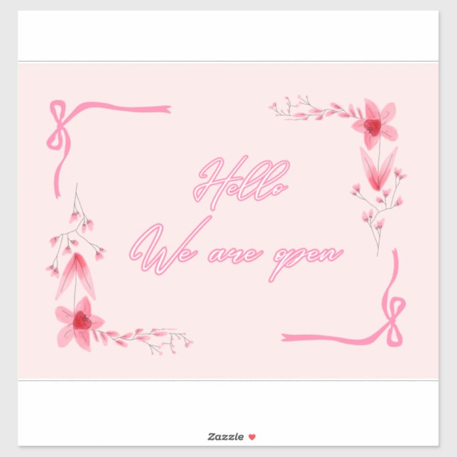 Pegatina Customize Business Advertisement 2 (Hoja)