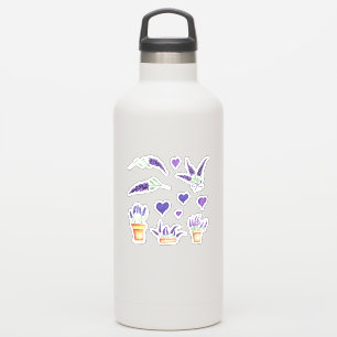 Pegatina Cuta color de agua Minimalista Provenza delicada l