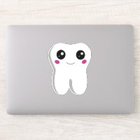 Cuta dental dental dental sonriente feliz