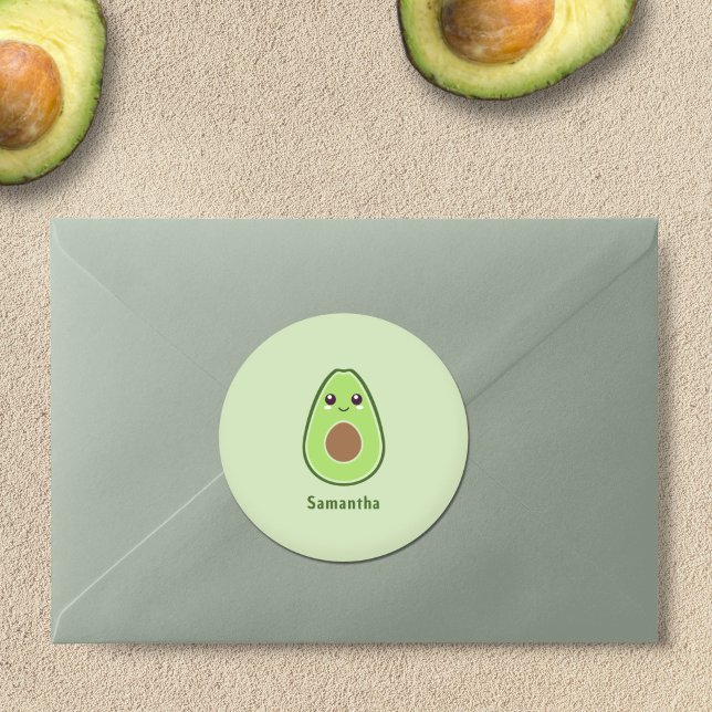 Pegatina Cute Aguacate (Cute Avocado Sticker)