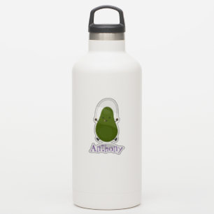 Pegatina Cute aguacate salto cuerda personalizado ilustraci