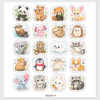 Pegatina Cute Animal aesthetic stickers