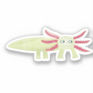 Pegatina Cute Axolotl