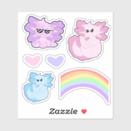 Pegatina Cute Axolotl Collection