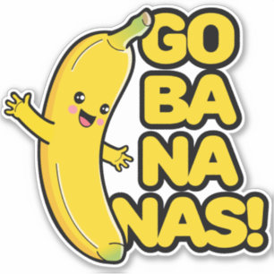 Pegatina Cute Banana