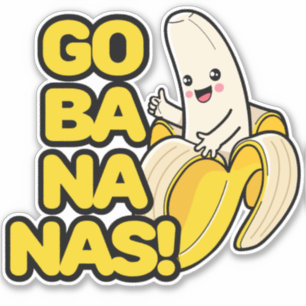 Pegatina Cute Banana