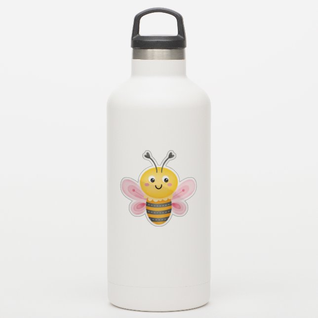 Pegatina Cute Bee (Botella de agua)