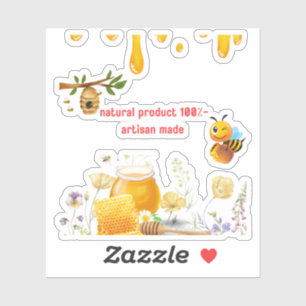 Pegatina Cute Bee Clipart – 40 archivos PNG para manualidad