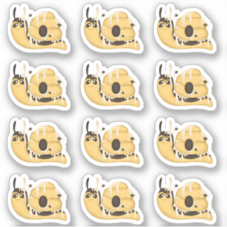 Pegatina Cute Bee Hive and Honey Snail Stickers