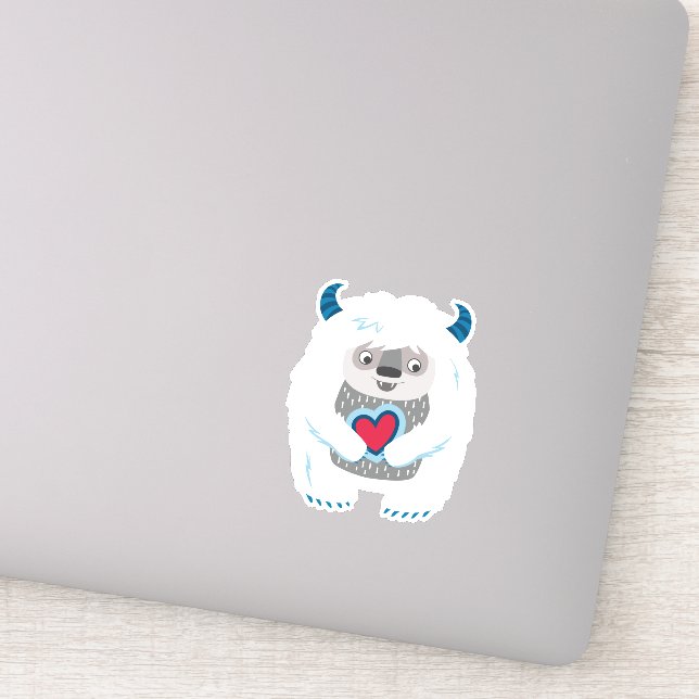 Pegatina Cute Bigfoot (Detalle)