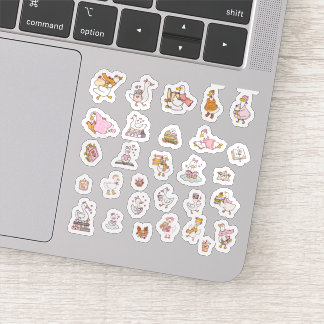 Pegatina Cute Bookish Goose Sticker Pack 2