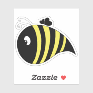 Pegatina Cute Bumblebee