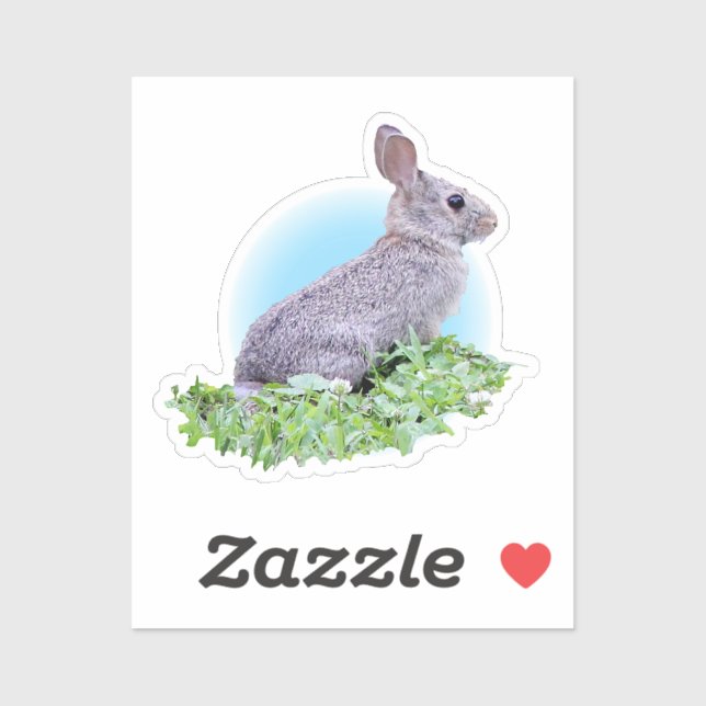 Pegatina Cute Bunny (Hoja)