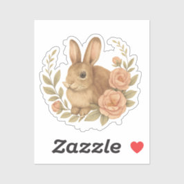 Pegatina Cute bunny illustration Easter  Sticker