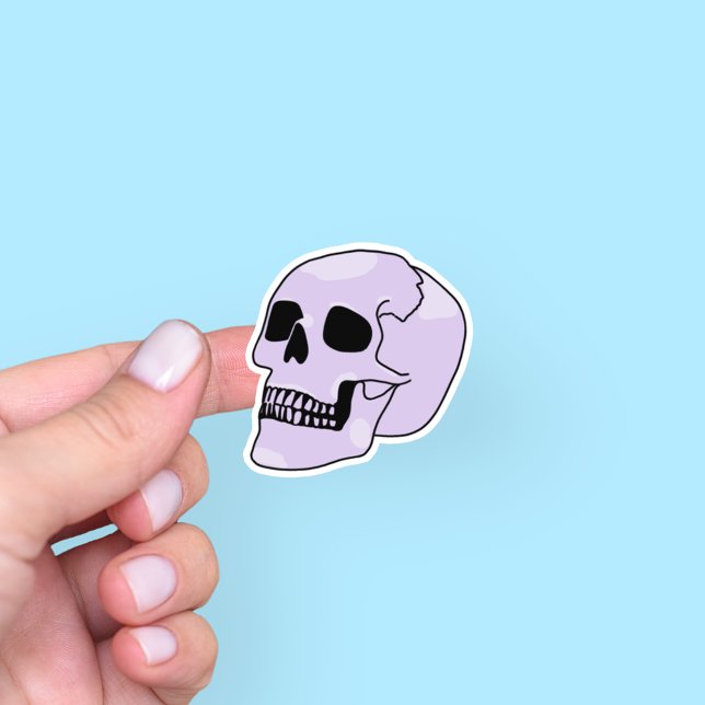 Pegatina Cute calavera morada Sticker (Subido por el creador)