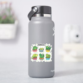 Pegatina Cute Catcus