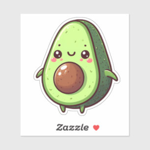 Pegatina Cute Chibi Aguacate