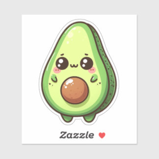 Pegatina Cute Chibi Aguacate