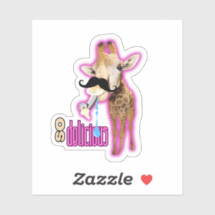Pegatina Cute Chibi Giraffe