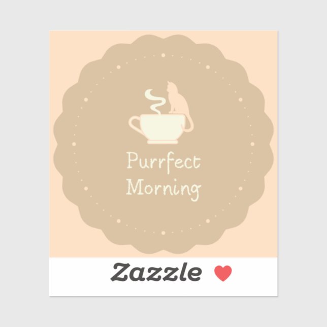 Pegatina cute coffee stickers (Hoja)