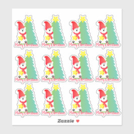 Pegatina Cute de oso polar