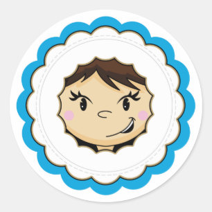 Pegatina Cute Eskimo Face