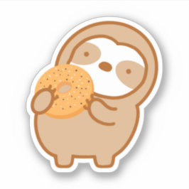 Pegatina Cute Everything Bagel Sloth