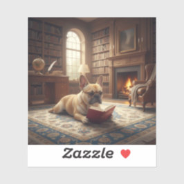 Pegatina Cute French Bulldog