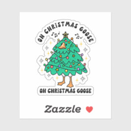 Pegatina Cute & Funny Christmas Goose
