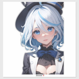 Pegatina Cute Furina - Genshin Impact Fanart