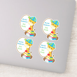 Pegatina Cute Giraffe Kids Contour