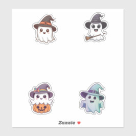 Pegatina Cute Halloween Fantasmas Pack Kawaii Spooky