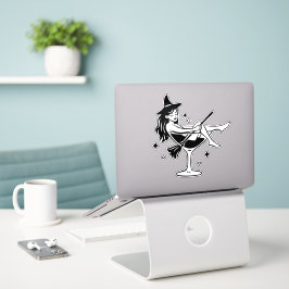 Pegatina Cute Halloween Girl Sticker – divertido diseño esp