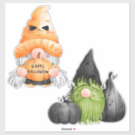Pegatina Cute Halloween Gnome