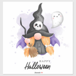 Pegatina Cute Halloween Gnome