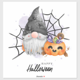Pegatina Cute Halloween Gnome